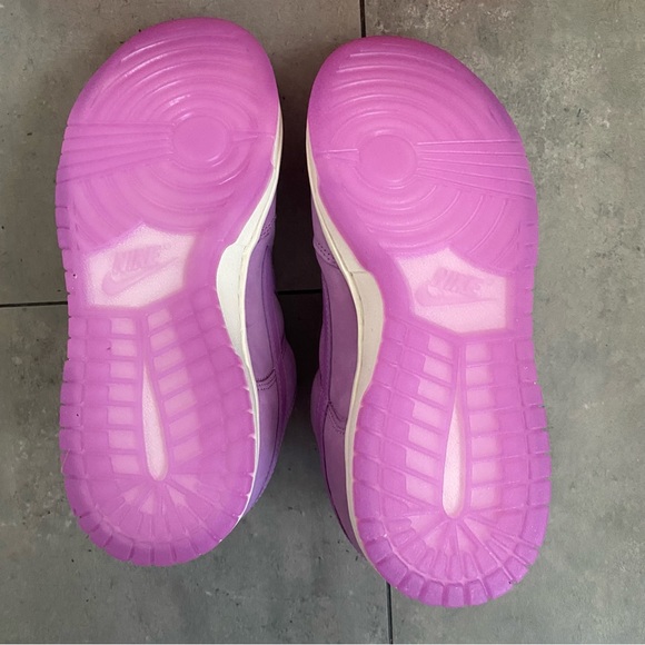 NEW Nike dunk low PRM premium rush fuchsia purple pink 7 women's - Picture 4 of 10